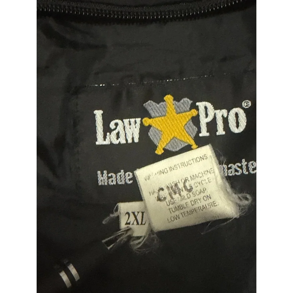Law Pro Quartermaster Jacket Mens 2XL Tactical Waterproof Duty Black